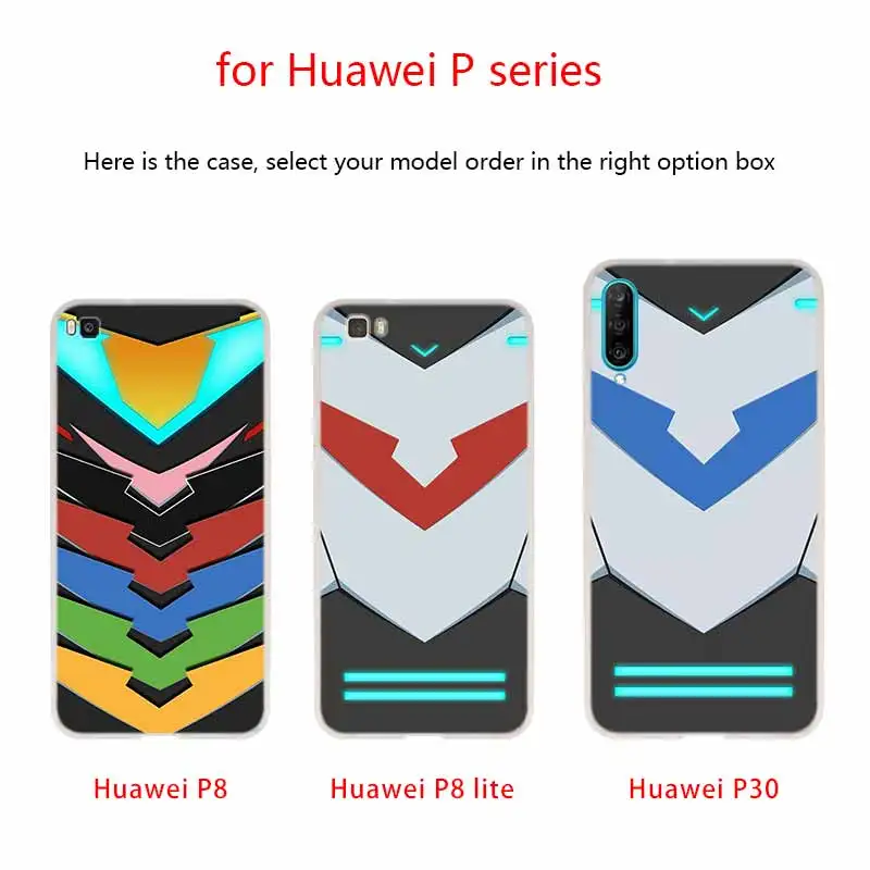 Мягкий чехол для Huawei P40 P30 P20 Pro P10 Lite e Plus P Samrt Z 2020 2019 Voltron Legendary Defender|Бамперы| |