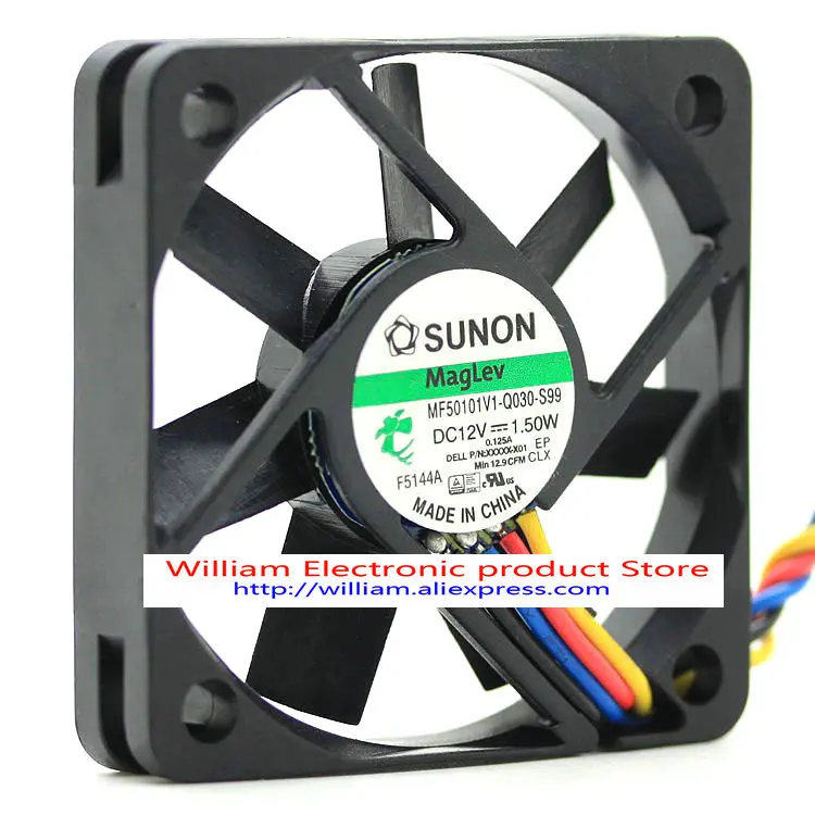 Оригинальный MF50101V1 Q030 S99 5010 12 В 1 50 Вт 5 см четырёхпроводной ШИМ Вентилятор