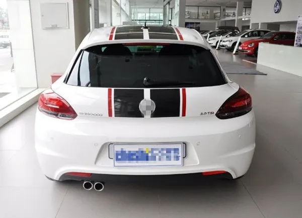 Автомобильный Стайлинг для Volkswagen Scirocco GTS Автомобильный капот+ крыша+ хвостовые отличительные знаки наклейки для украшения кузова автомобиля виниловые наклейки