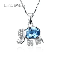 authentic100 925 sterling silver crystal pendants zircon charm l women luxury silver valentines day gift jewelry 18138
