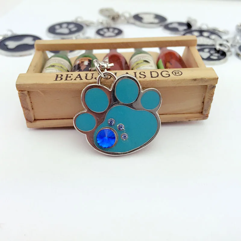 Милый кошачий лапа для домашних животных сделай сам серебряного цвета из горного