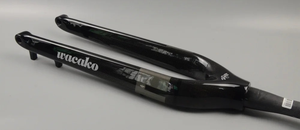 wacako вилка 29er для горного велосипеда углеродная mtb вилка Bicicletas жесткая коническая через ось 15 мм Велосипедная вилка супер светильник углеродная вилка