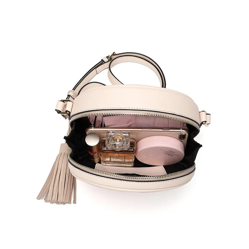 luxury women shoulder bag designer floral pattern circular crossbody bags for bolsos mujer de marca famosa 2019 | Багаж и сумки