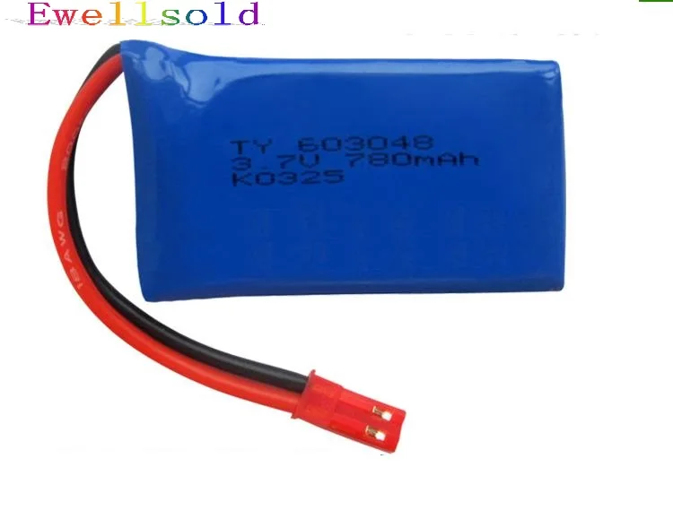 Ewellselling wltoys V626V636V686X250Q222V686G RC quadcopter запасные части 3 7 v 780mAh Li polymer battery 2 шт./лот