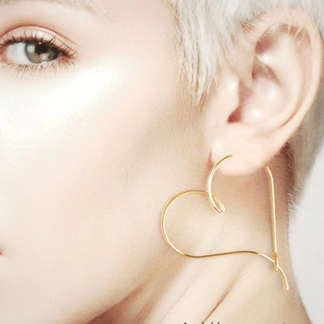 Женские сережки-подвески Cxwind простые сережки в форме сердца серьги-гвоздики 2019 |