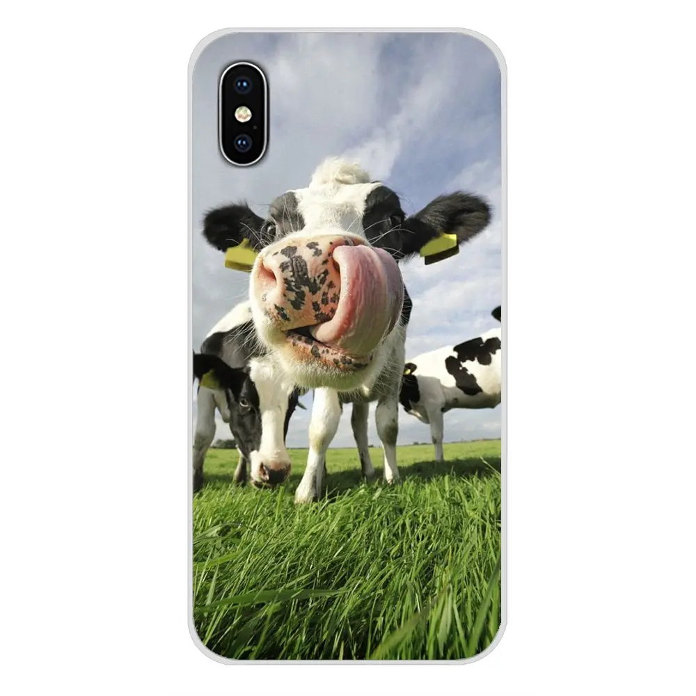 For Xiaomi Redmi Note 6A MI8 Pro S2 A2 Lite Se MIx Max 2 3 Oneplus 6T Accessories Phone Shell Covers Cute Funny cow | Мобильные