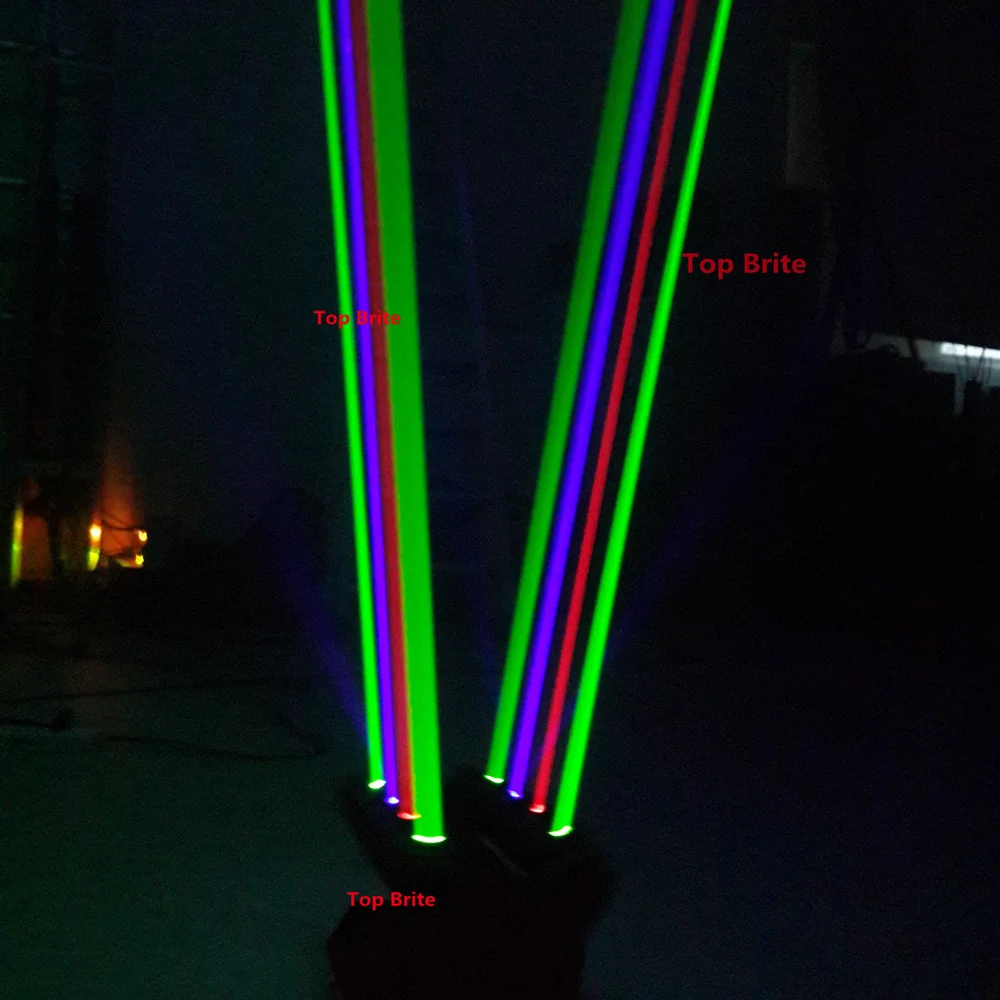 Высококачественный RGB Полноцветный лазерный светильник DMX512 свет луча паука