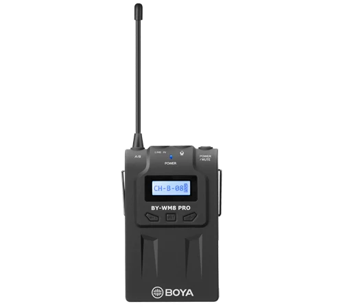 BOYA BY-WM8 Pro K2 двухканальная Беспроводная петличная микрофонная система для iPhone