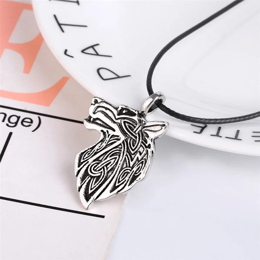 Стильные ювелирные изделия ожерелье с викингом лисой волком различные формы