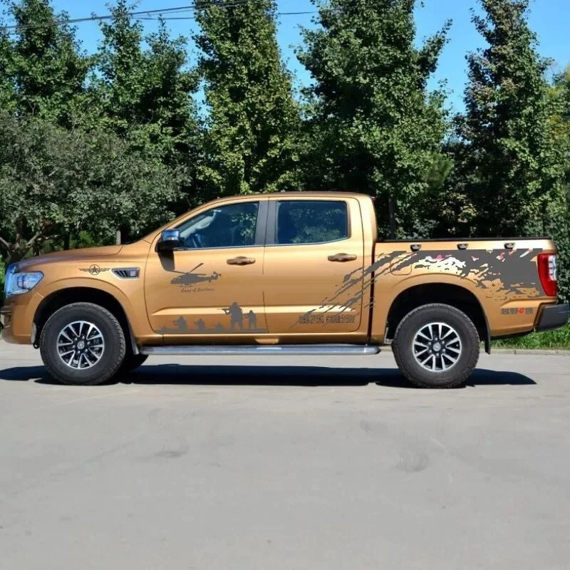 Наклейка на все тело KK материал для автомобиля HILUX VIGO RVEO L200 наклейка боковую дверь