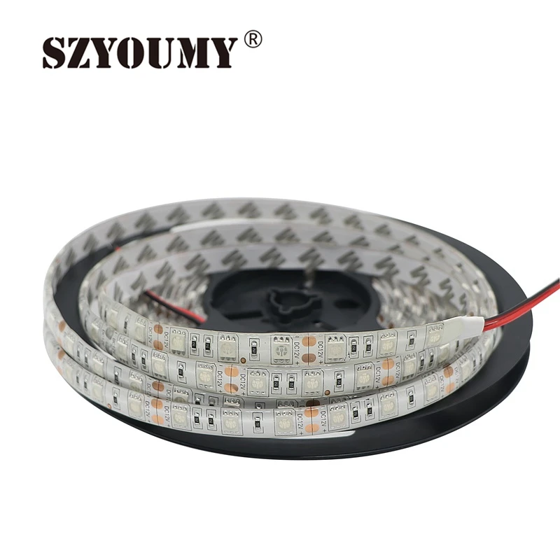 SZYOUMY 5 м Ультрафиолетовый светодиодный полосы светильник DC12V 5050 300 s фиолетовый