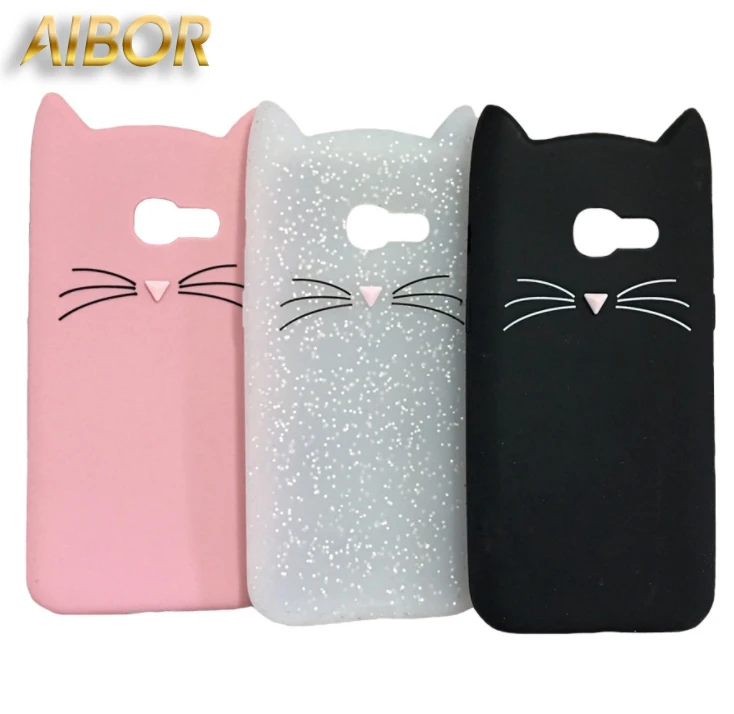 3D носки с мультяшной бородой украшением в виде кошачьих ушек Мягкий силиконовый