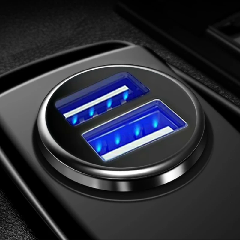 Зарядное устройство с 2 USB портами а 12 В 24 В|Зажигалка| |