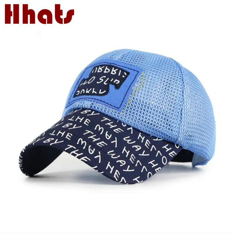 Дышащая летняя детская бейсбольная кепка Повседневная сетчатая Кепка Snapback