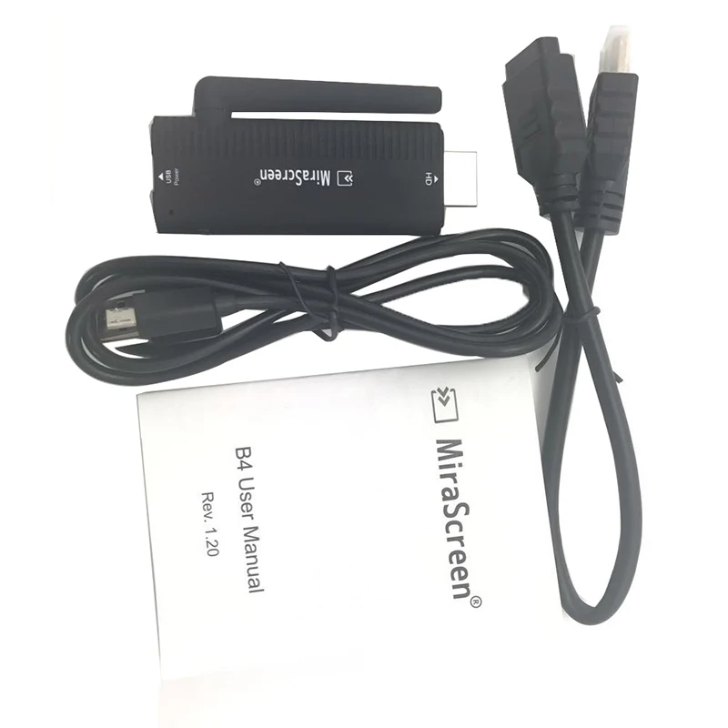 Оригинальный MiraScreen B4 беспроводной HDMI электронный ключ 2 4 ГГц полный 1080 P ТВ карта