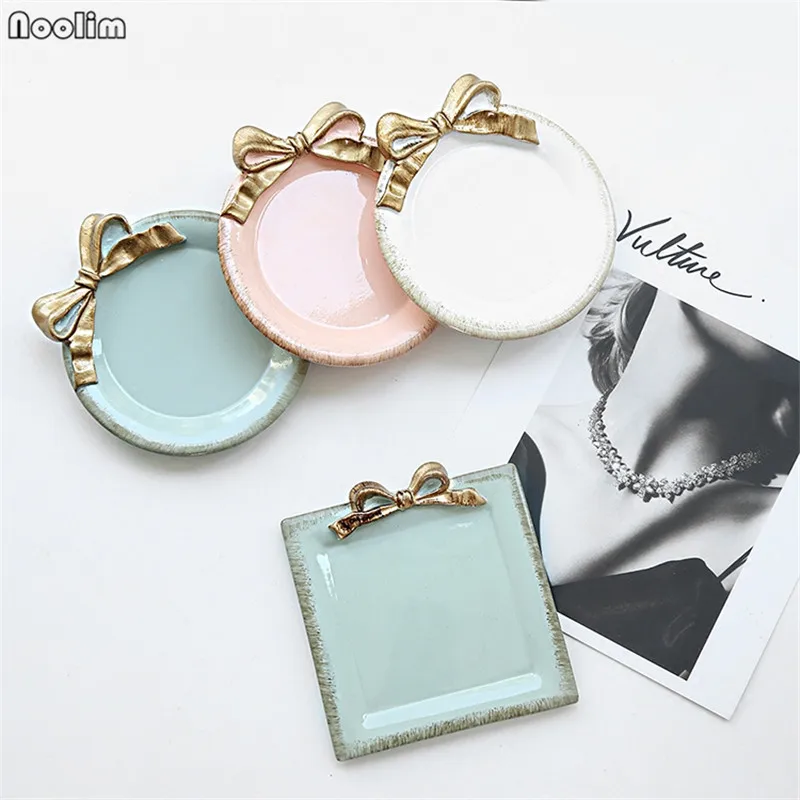 Европейский Винтажный бант NOOLIM пластина для ювелирных изделий из смолы