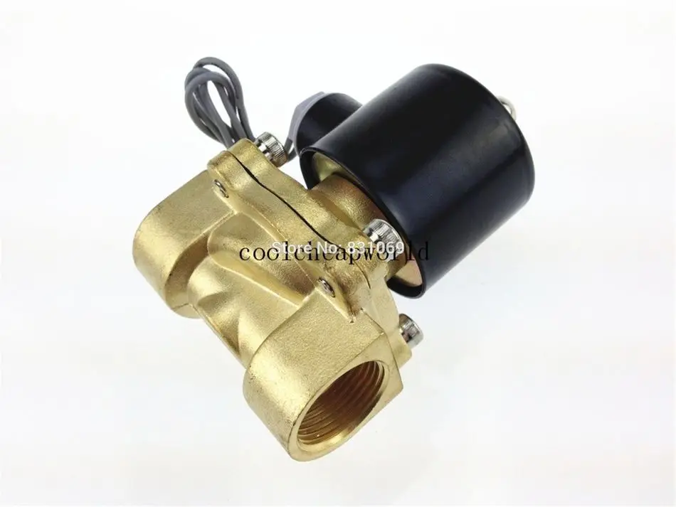 1 шт 12VDC 3/4 &quotЭлектрический Соленоидный клапан воды воздуха N/C NC нормальное