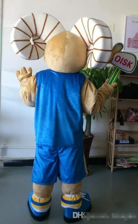 OISK обычай Ram Ryerson спортивный костюм талисмана Хэллоуин Рождество день рождения