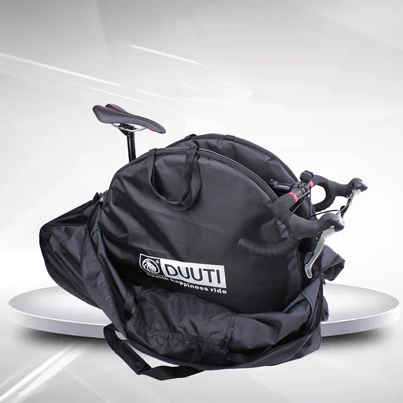 79CM Diameter Bicycle Carrying Package Bags 590g Cycling Road MTB Mountain Bike Single Wheel Carrier Bag Accessories | Спорт и