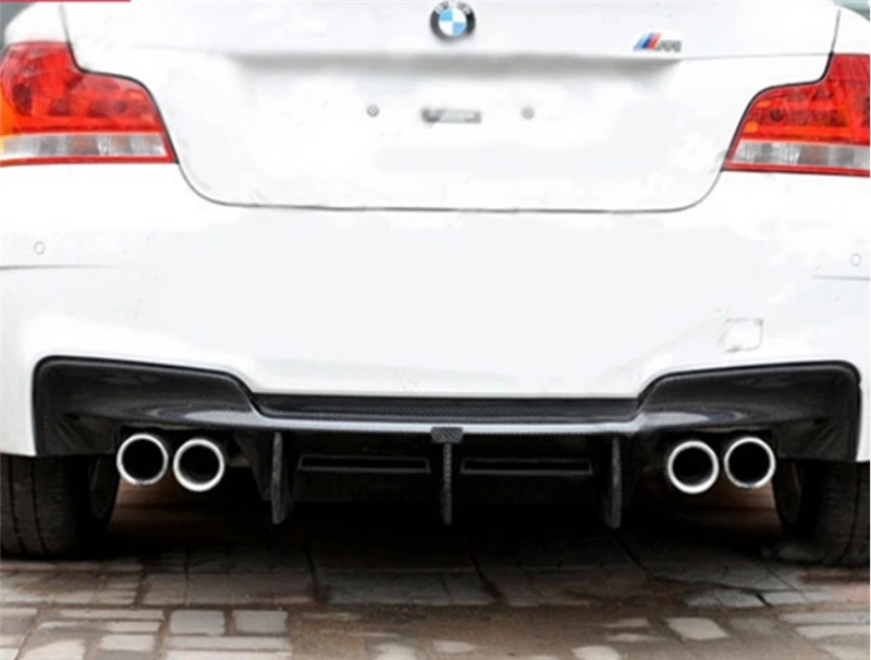 Задний спойлер для BMW E82 1M Coupe 2008 2018 диффузор бампера высококачественный материал