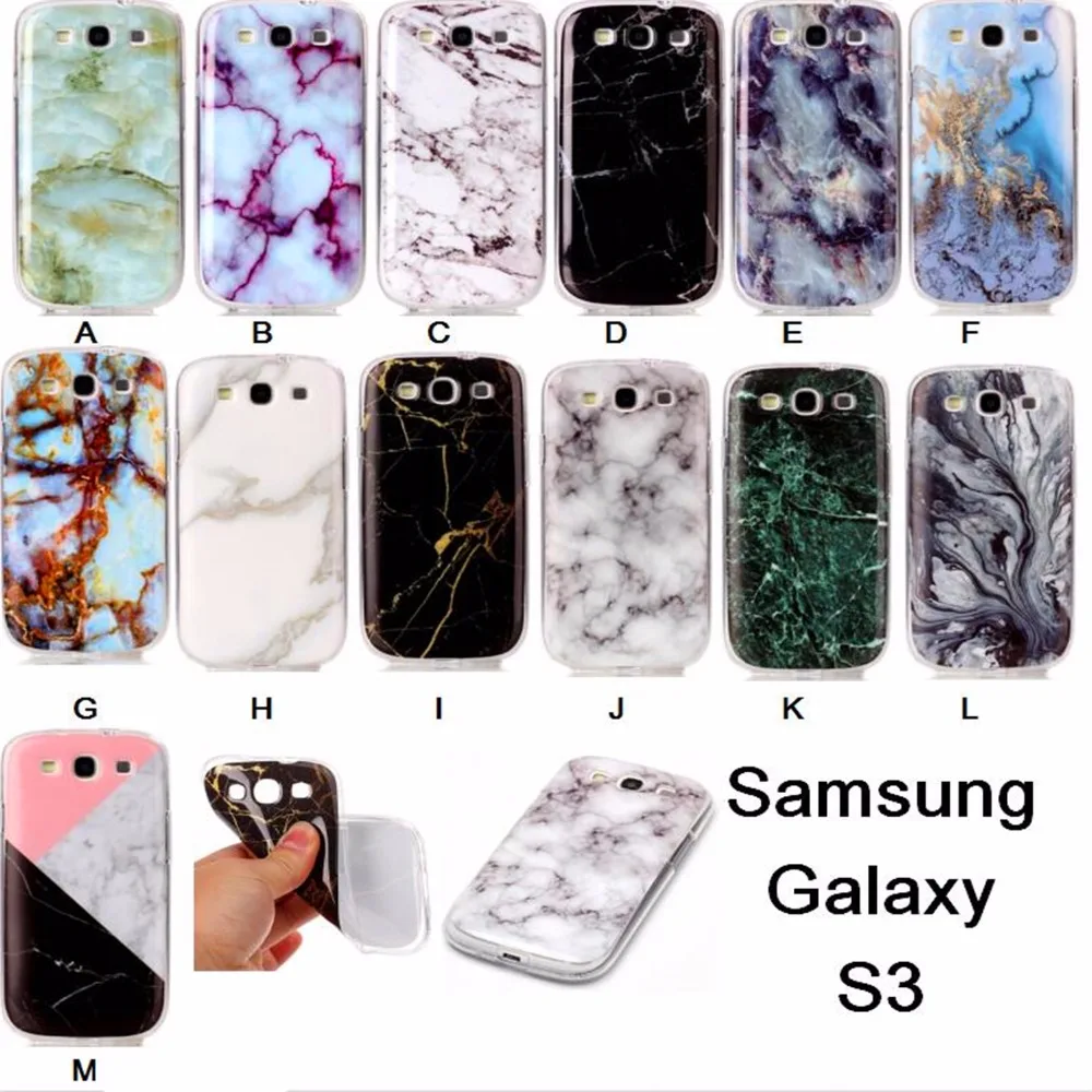 Гранитный скраб мраморный камень Мягкий ТПУ чехол для samsung S3/I9300/I9305 S4/I9500 S6/G9200 S6 edge