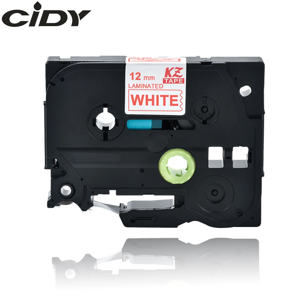 Совместимая с CIDY фотовспышка 232 TZE232 TZ TZ232 красная на белом 12 мм * 8 м фотопленка для