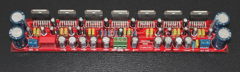 DC35V 555W моно 1 0 канала TDA7293 параллельная Плата усилителя в сборе|amplifier board assembled|amplifier