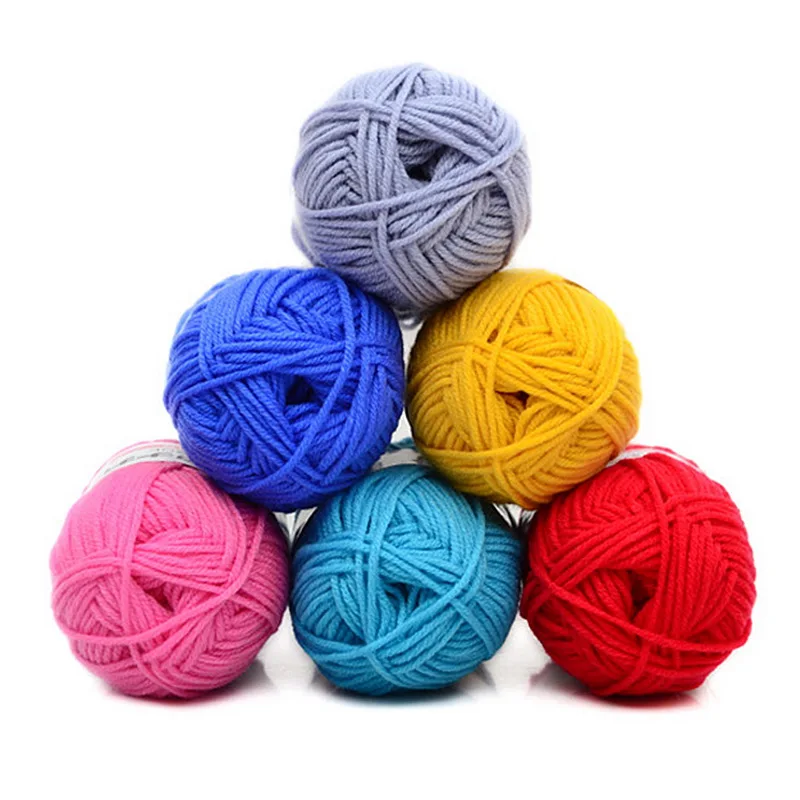 50 г/Сделай сам мягкая молочная хлопковая шерсть Сделай Сам Детская шерстяная