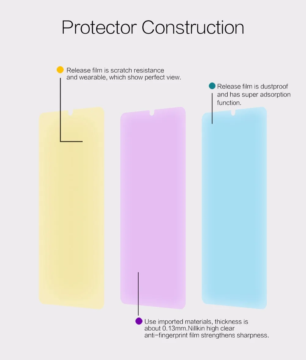 2 pcs/lot NILLKIN Screen Protector for Huawei P30 Super clear HD glossy protective film For Huawei P30