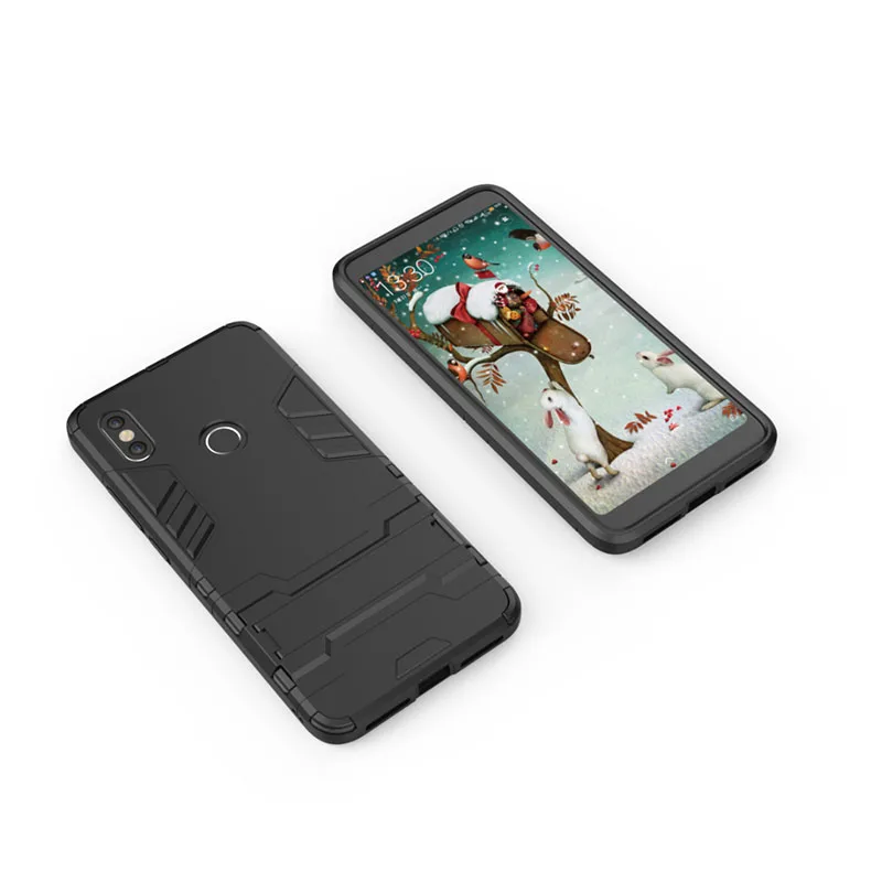 Чехол Whyes для Xiaomi Redmi S2 Note 3 s Pro мягкий силиконовый чехол-подставка армированный ПК
