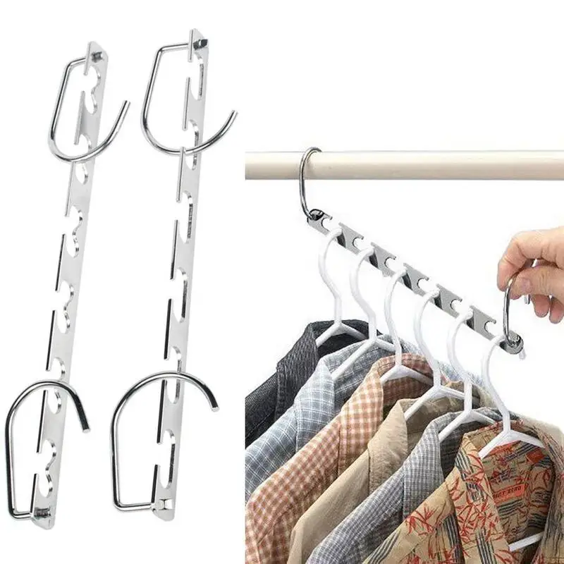 1 шт. многофункциональный металлический каскадные ClosetClothes вешалка для одежды