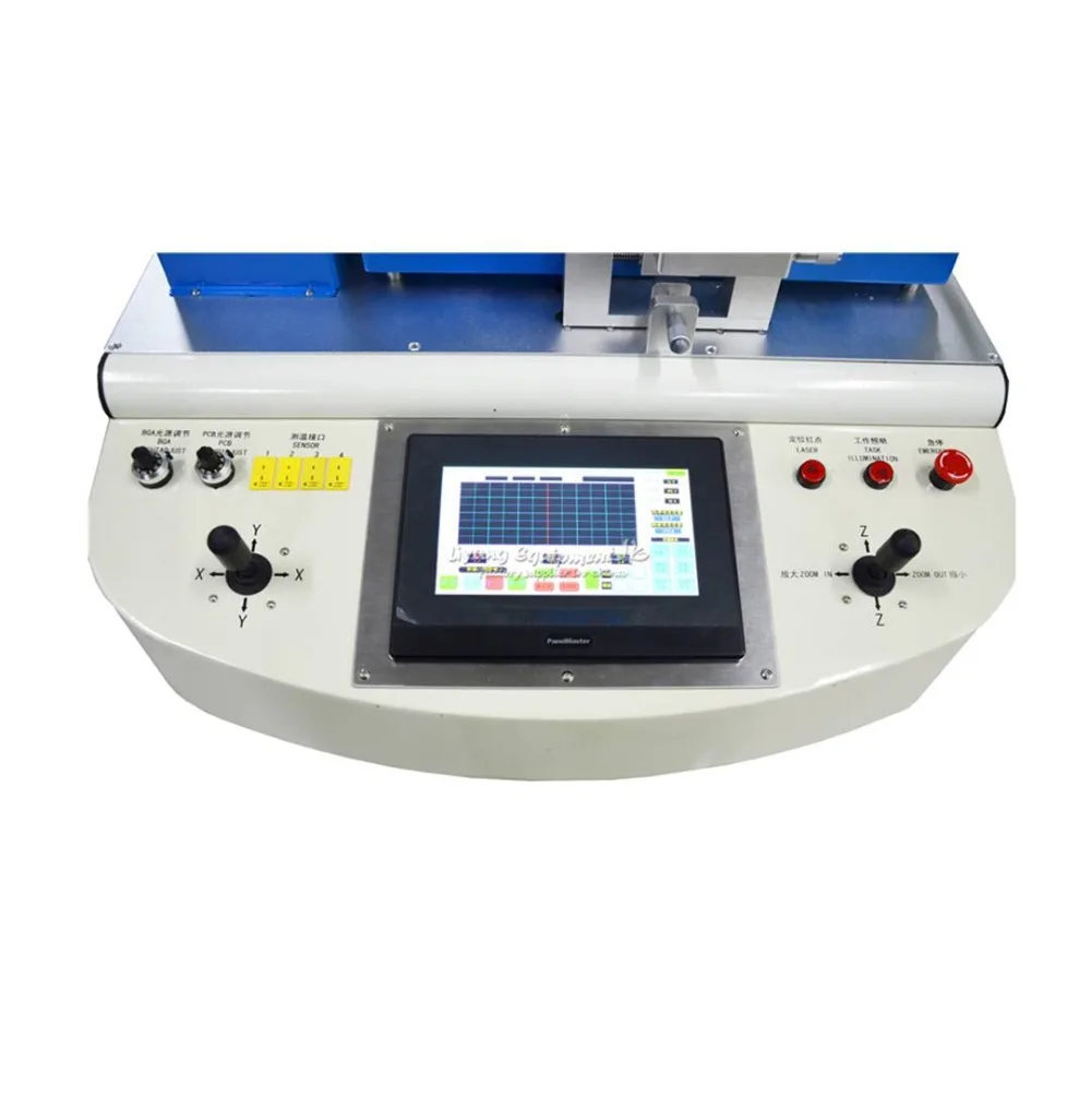 6600W LY G850 полуавтоматическая 3 зоны PCB Макс 50*45 см Горячего Воздуха BGA паяльная