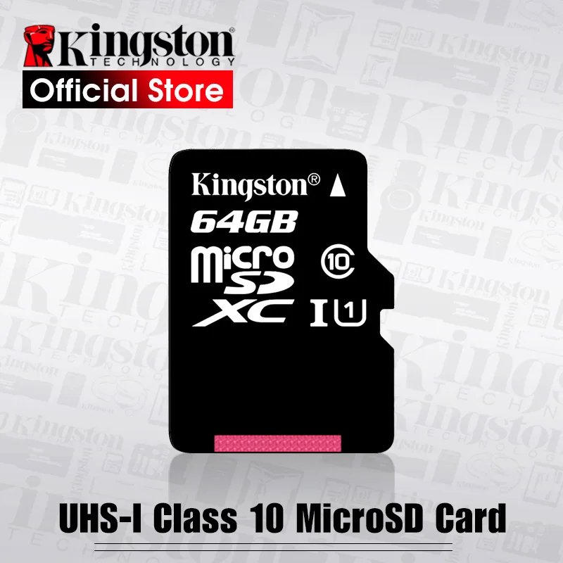 Kingston Карта памяти Micro sd класс 10 128 ГБ 64 32 ГБ|Карты памяти| |