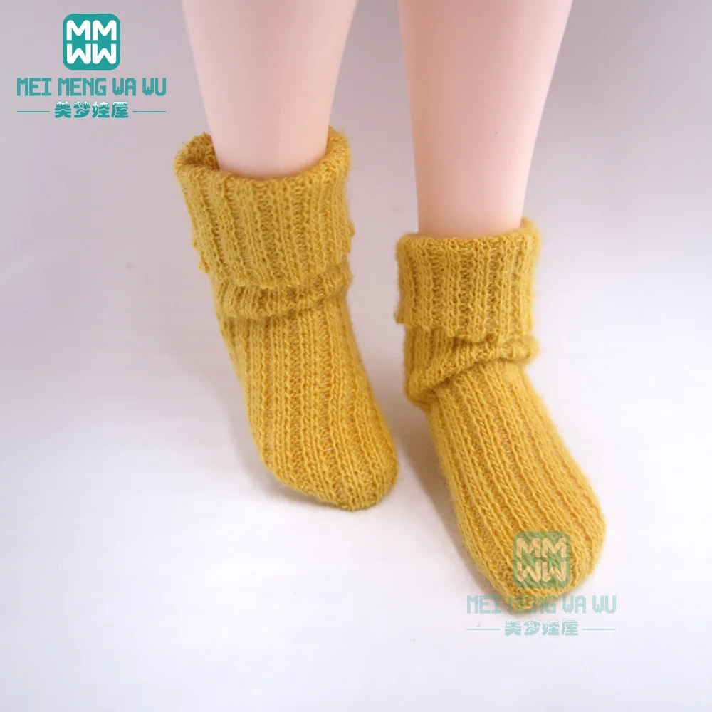 Кукла Blyth Azone 1 шт. аксессуары модные носки в рубчик желтый коричневый синий