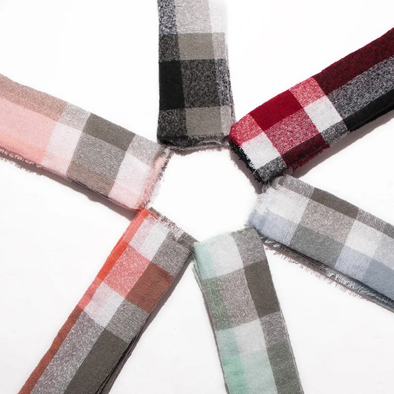 2018 Европа и Америка осень зима новый круг песок большой решетки квадратный шарф