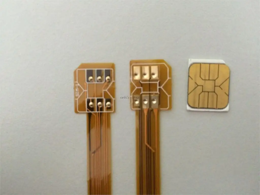 Лидер продаж! Полезная деталь двойной 2 sim-карты адаптер слот для iPhone 4 4S микро sim-карты адаптер