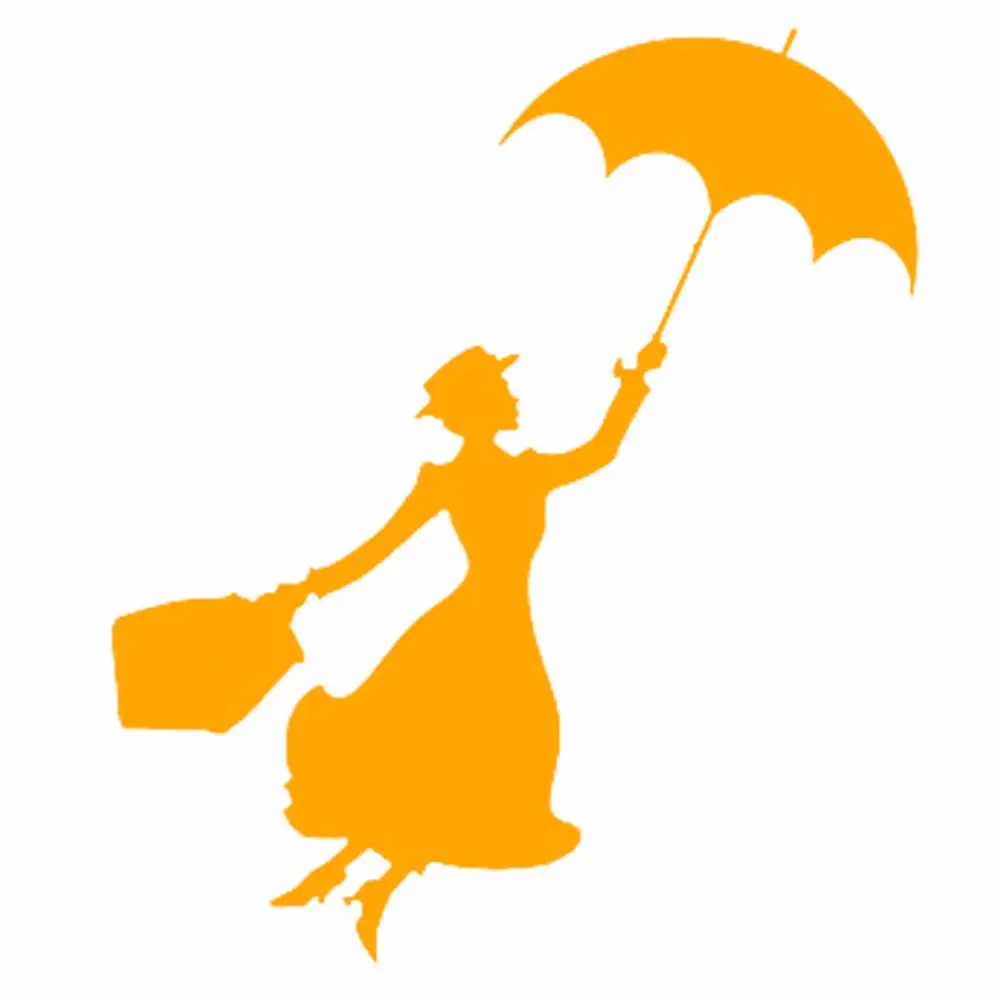 HotMeiNi Car Sticker Jdm styling Window Bumper Vinyl Truck Body Decal Waterproof Mary Poppins 13*13cm | Автомобили и мотоциклы