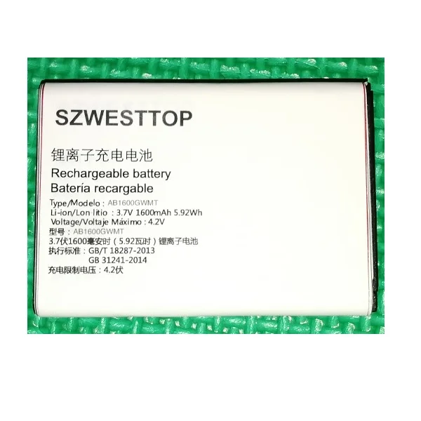 Оригинальный аккумулятор SZWESTTOP AB1600GWMT для сотового телефона philips E331 AB1600GWMF батарея
