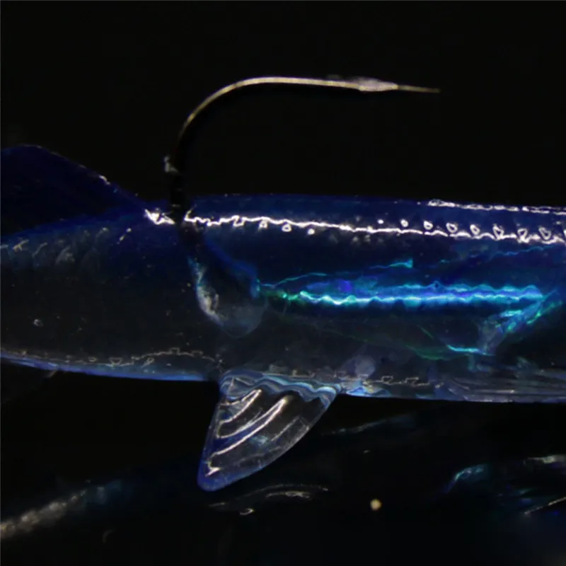 Мягкая приманка пакет с одним крючком свинцовая рыболовная шоссейный крючок в