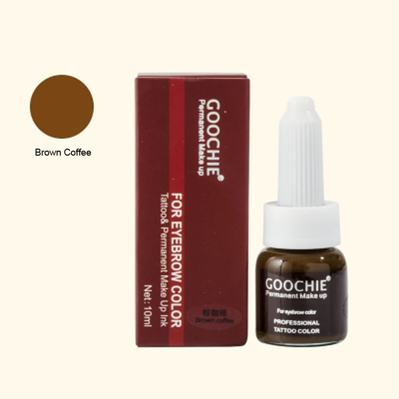 

Permanent Makeup eyebrow Pigment Dark Coffee For Tattoo eyebrow pigment Eyeliner Cosmetic Inks microblading pigment