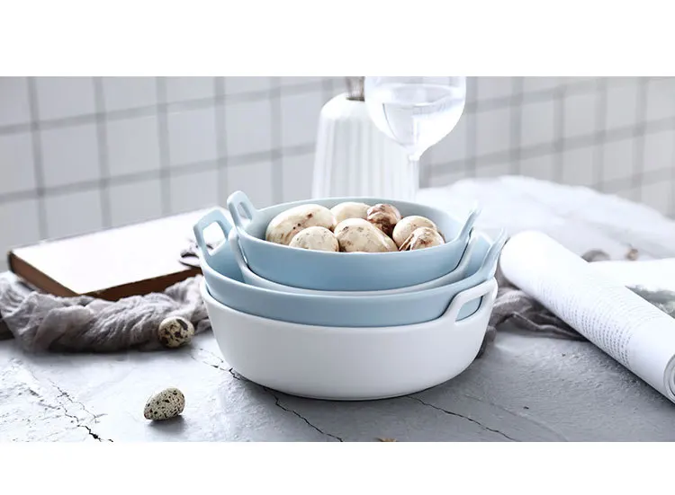 Креативные столовые приборы керамические рисовые миски салатники