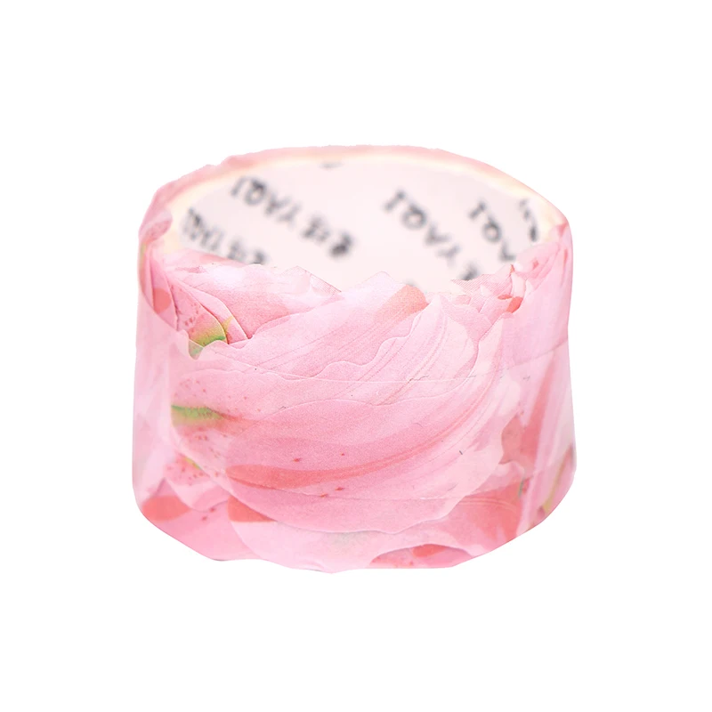 200 шт./рулон милые растения цветы декоративная клейкая лента Diy стикер для