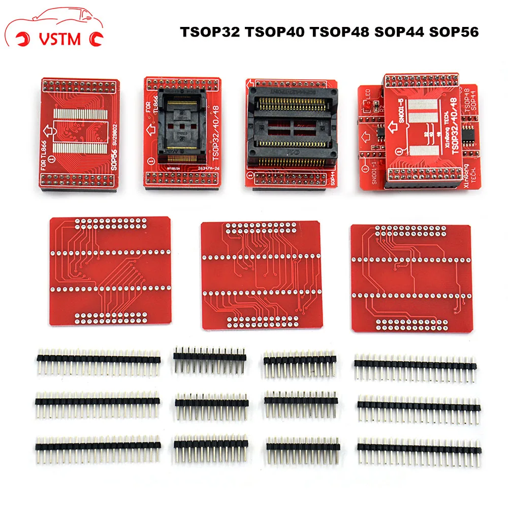 Универсальный программатор VSTM TSOP32 TSOP40 TSOP48 SOP44 SOP56 розетки TL866A TL866CS адаптеры MiniPro