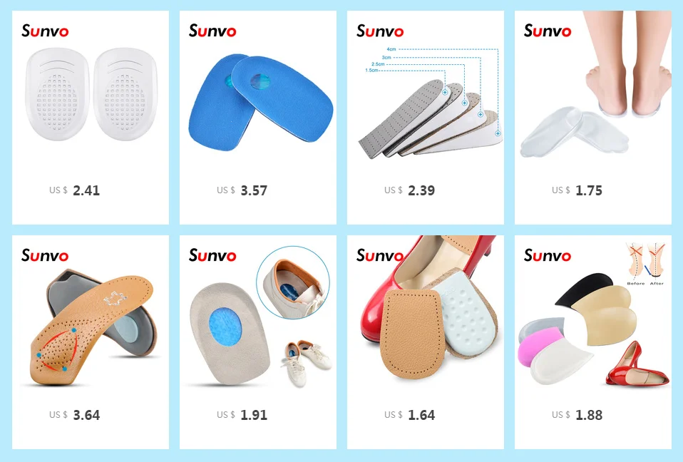 Sunvo новые силиконовые гелевые стельки Задняя накладка пяточная чашка для Calcaneal боль уход за здоровьем ног поддержка пятки подушки силиконовые подушечки для стоп