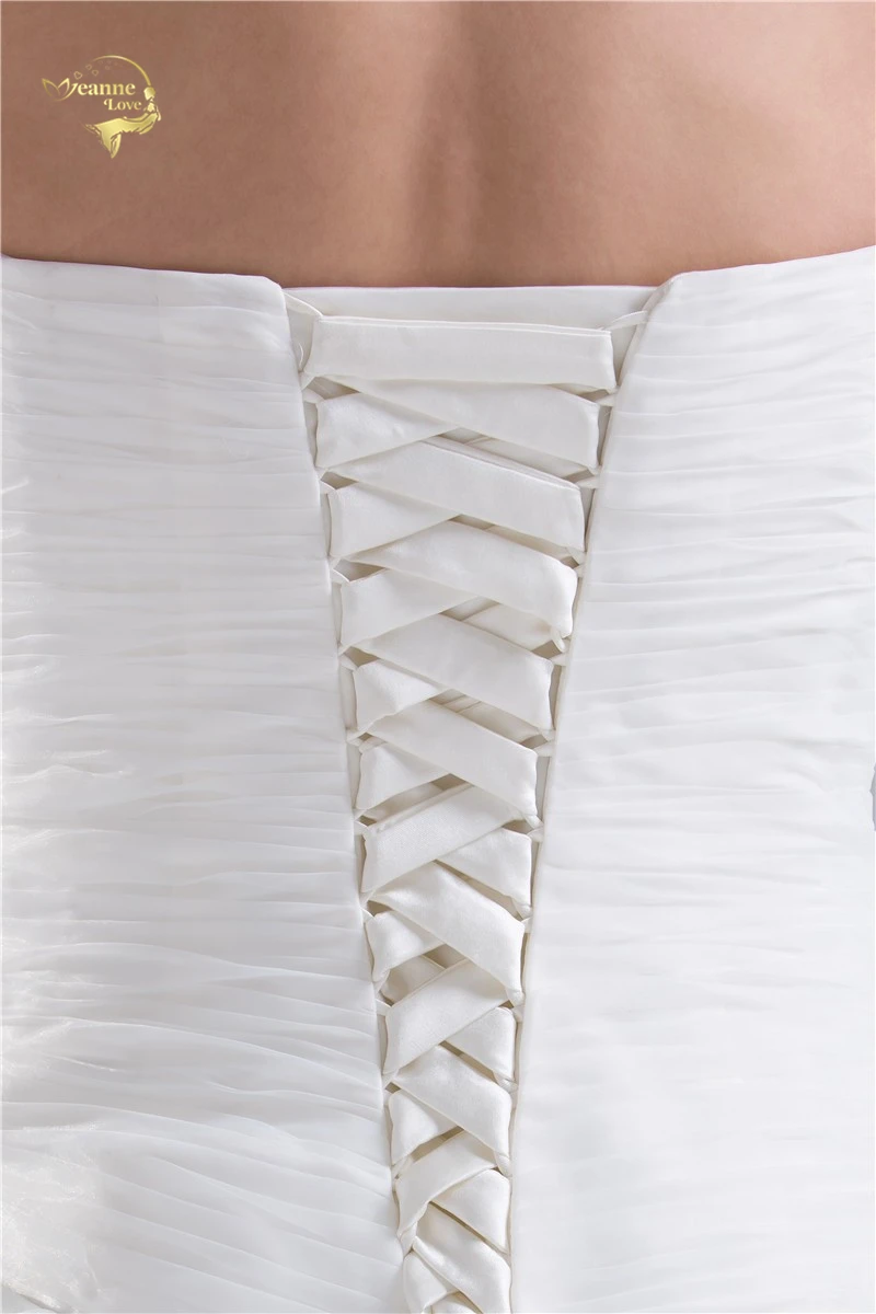 Белое платье Louisvuigon Vestido De Noiva Robe De Mariage свадебные платья трапециевидной формы из органзы Свадебные платья Милая YN 9508