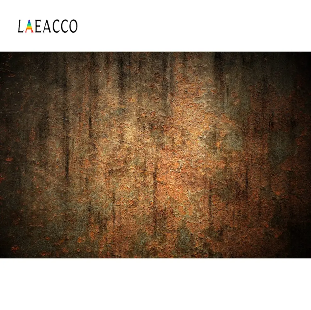 Laeacco Темный градиент сплошной цвет стена гранж Вечеринка портрет