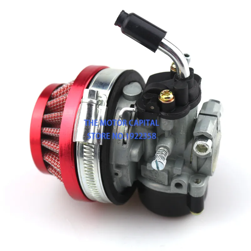 49cc 50cc 60 66 80cc 2 тактный красный карбюратор воздушный фильтр Carb fit моторизованный велосипед мини велосипед atv