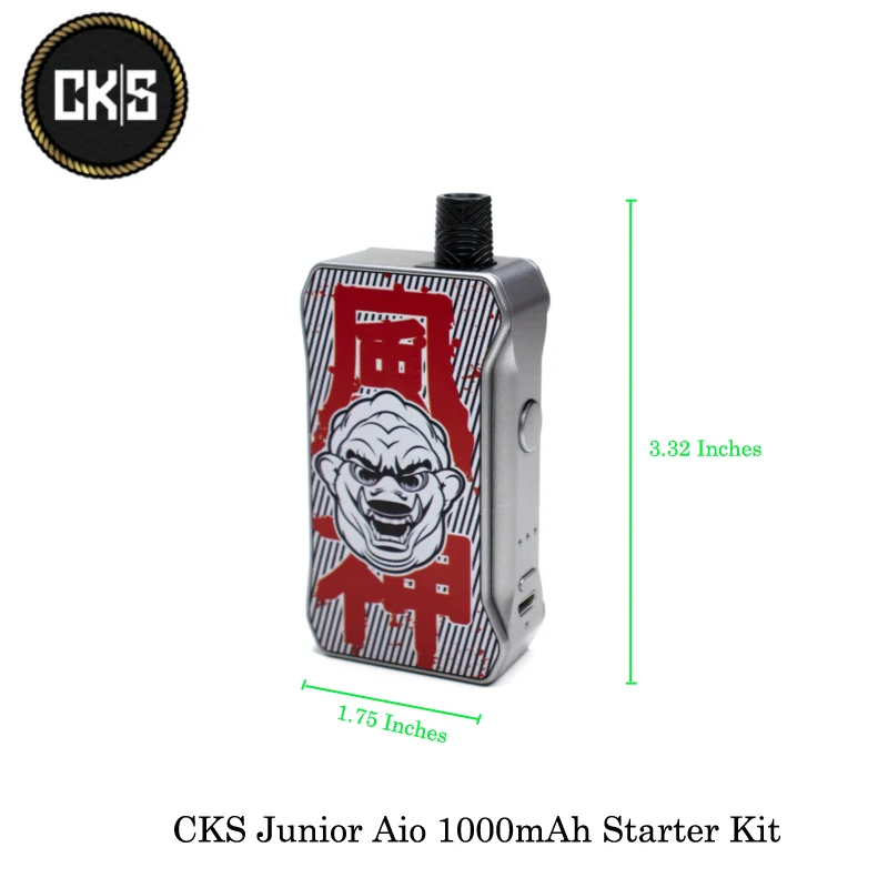 Электронные сигареты CKS Junior Aio 1000 мАч стартовый набор 3 мл для 0.6ohm Mesh/1.0ohm