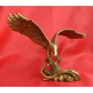 

2010 a pure brass eagle, thrive and spread eagle priceroomcraft Art Statue Home decoration