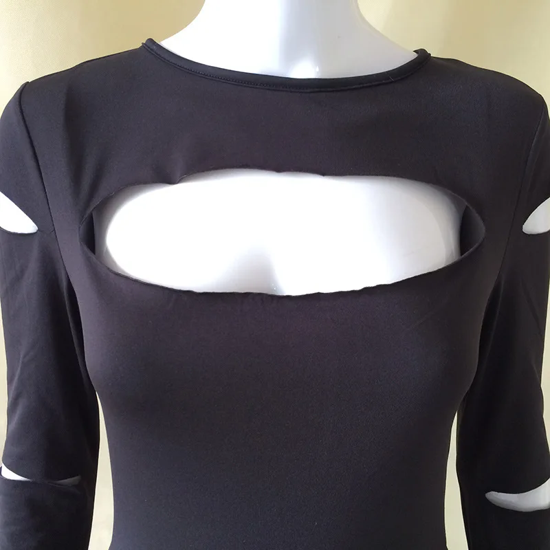 2019 г. Весенние пикантные выдалбливают женский комбинезон с длинным рукавом